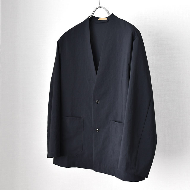 LAMOND ノーカラージャケット ラモンド カーディガン シャツ firmum LAMOND (ラモンド) LM-C-183-CT [HEAVY JERSEY CARDIGAN] ヘビー