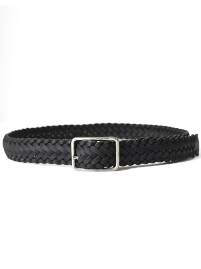 MASTER&Co. - Pueblo Leather Mesh Belt 29mm - Black