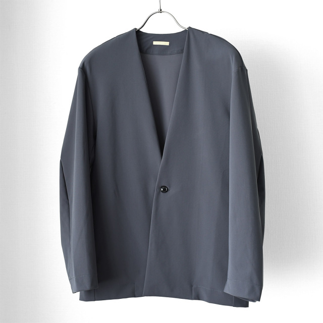 LAMOND - PREMIUM STRETCH CARDIGAN JACKET - Blue Gray