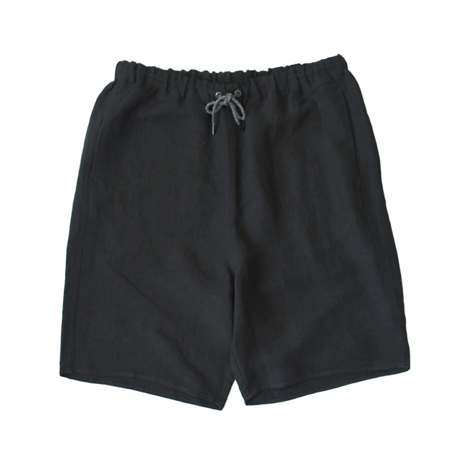LAMOND - Linen/Rayon Shorts - Black