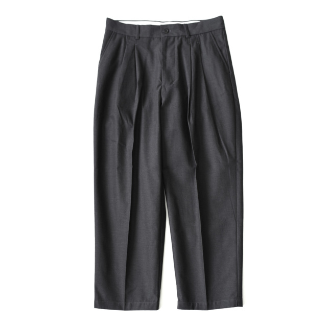スティルバイハンド 2024AW コットンシャンブレーパンツ  PT09243 STILL BY HAND （スティルバイハンド）PT09243 2タックコットン