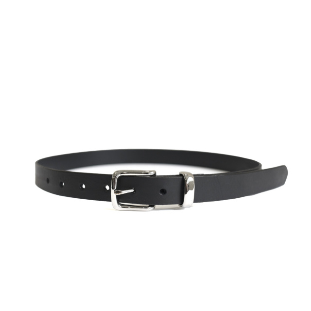 MASTER&Co. - Smoked Leather Belt 24mm - Black