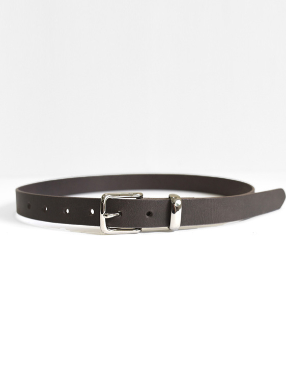 MASTER&Co. - Smoked Leather Belt 24mm - Brown