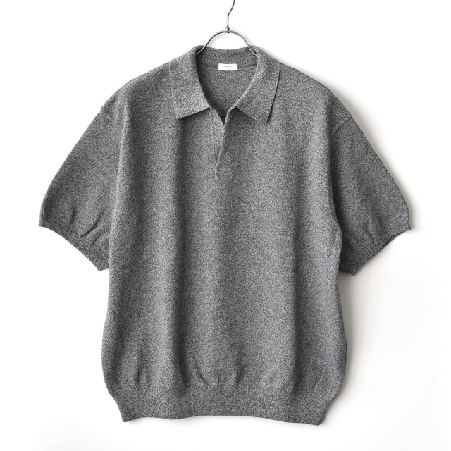 新品未使用　クレプスキュール　モスステッチ　グレー crepuscule (クレプスキュール) multicolor moss stitch