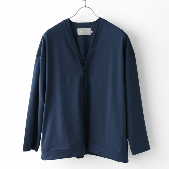 CURLY - DRY COOL TRICOT CARDIGAN - Navy
