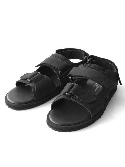 REPRODUCTION OF FOUND - British Military Sandal - Black Nuback
