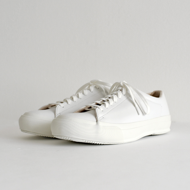 MOONSTAR - PLAIN COURT / Leather - White