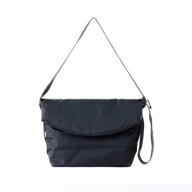 NESK - MESSENGER BAG / NYLON TWILL - Black