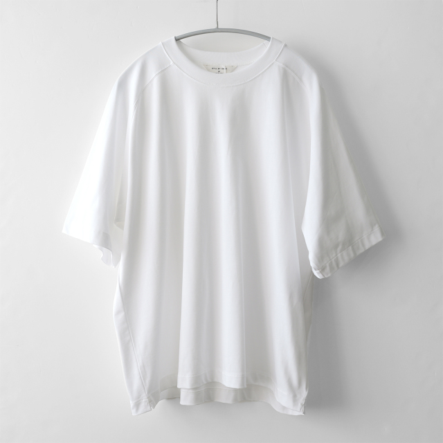 STILL BY HAND - Cotton Saddle Sleeve S/S Tee