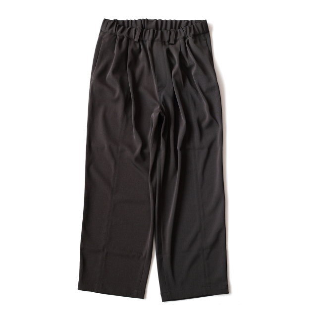 LAMOND - Twill Twist Center Seam Pants - Dark Brown