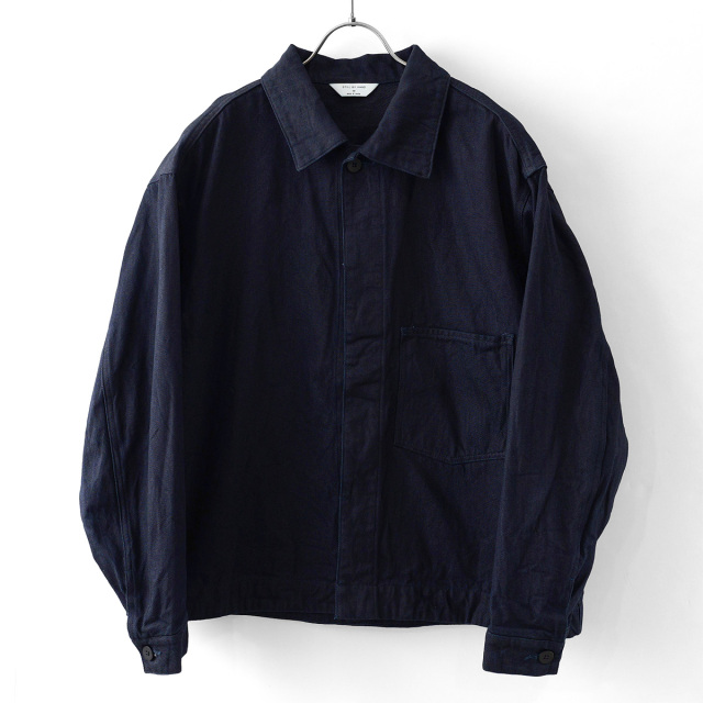 STILL BY HAND - 12oz Denim Jacket - Dark Navy