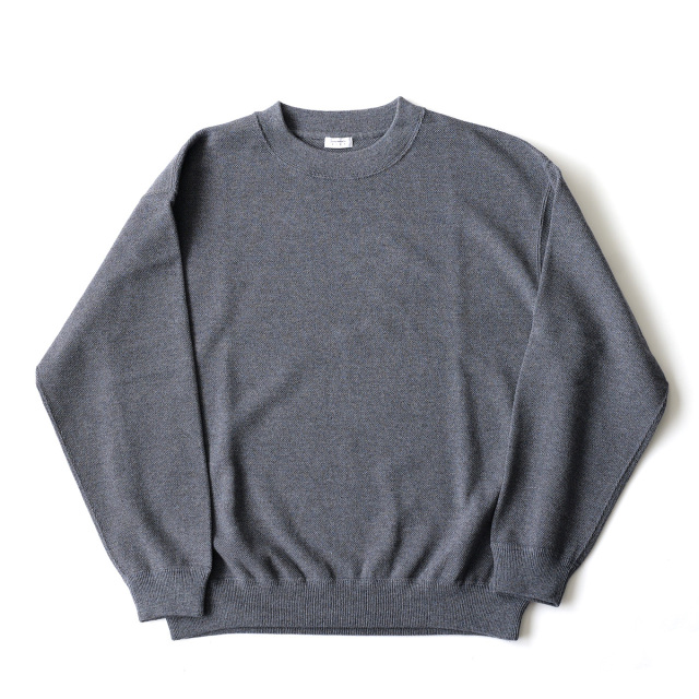 新品未使用　クレプスキュール　モスステッチ　グレー クレプスキュール crepscule Co Wo モスステッチスキッパー ユニ