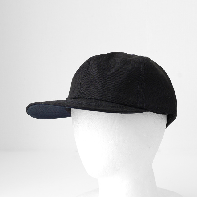 efni - New Basic Cap  / Cotton Twill - Black