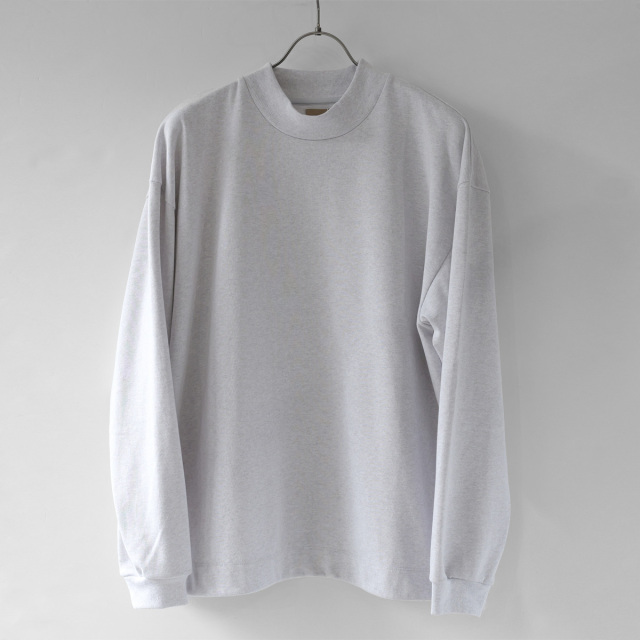 LAMOND - Drwst Mock Neck Coton Long Tee - Oatmeal