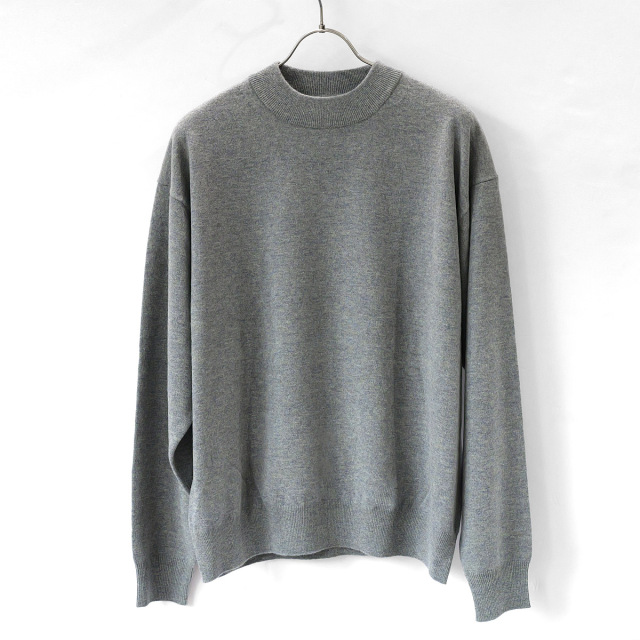 crepuscule -  Moc Neck P/O - Wool - Gray