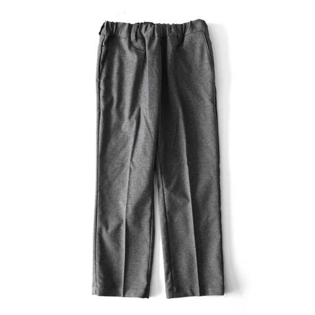 BETTER - SOLOTEX TWILL STRETCH PANTS WOOLY FABRIC - Gray