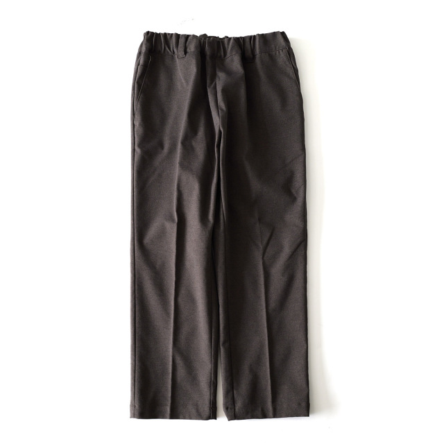 BETTER - SOLOTEX TWILL STRETCH PANTS WOOLY FABRIC - Brown