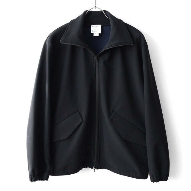 BETTER - AEROGEL FABRIC ZIP JACKET - Black