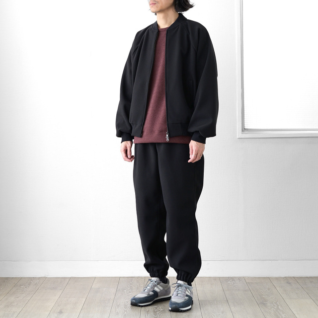 極美品　FLISTFIA フリストフィア　セットアップ　切り替え素材　ブラック FLISTFIA （フリストフィア） FW02016 Bomber Jacket | 通販 - FENEST