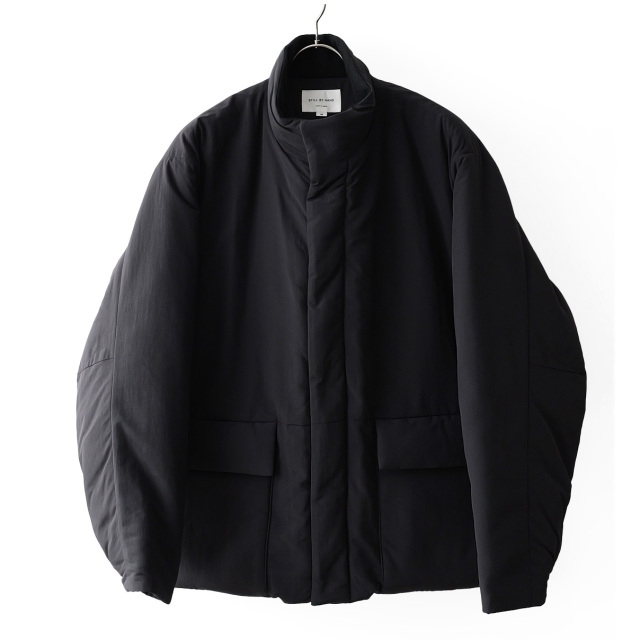 STILL BY HAND - Round Puffy Blouson - Black