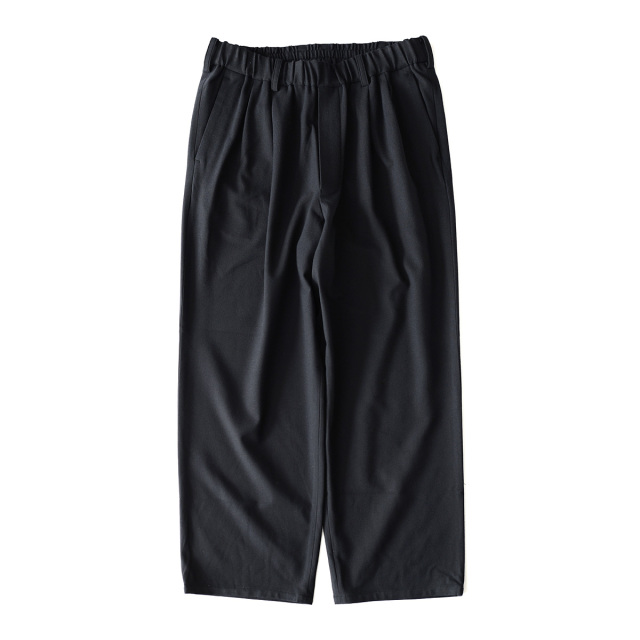 LAMOND - Pe/Vis Cashmere Touch Standard Wide Pants - Black