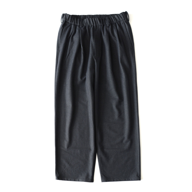 LAMOND - Pe/Vis Cashmere Touch Standard Wide Pants - Charcoal
