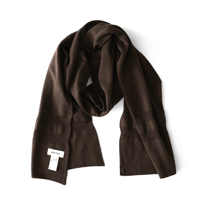BETTER - MERINO SCARF - D.Brown