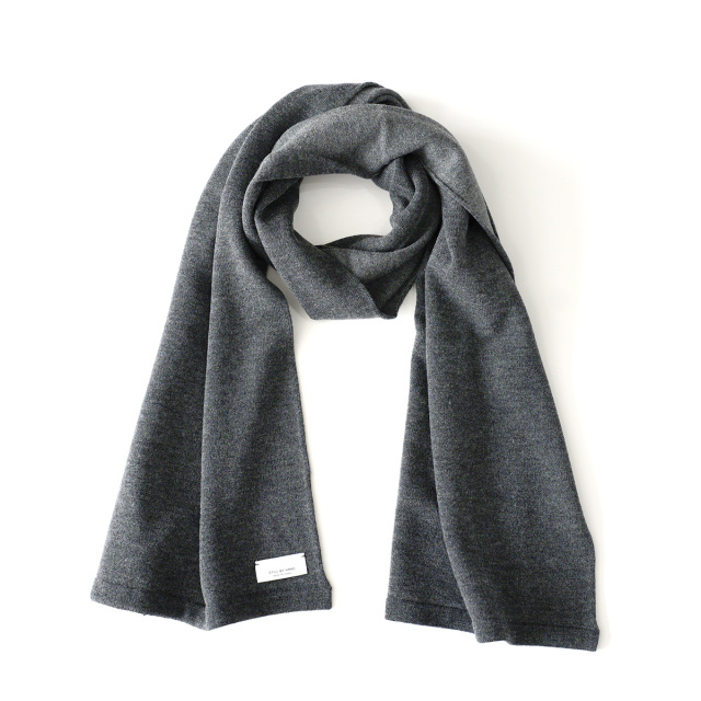 STILL BY HAND - Bicolour Stole - Charcoal
