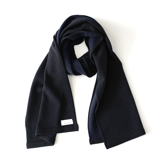 STILL BY HAND - Bicolour Stole - Black