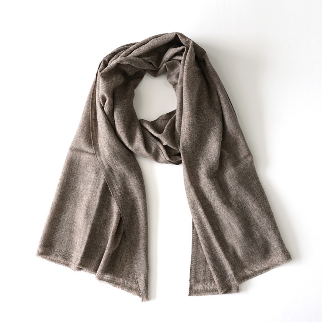 KHATA - Cashmre Mix Stole - Taupe