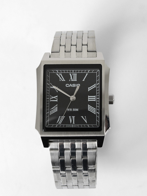 CASIO - Rectangular - Silver / Black
