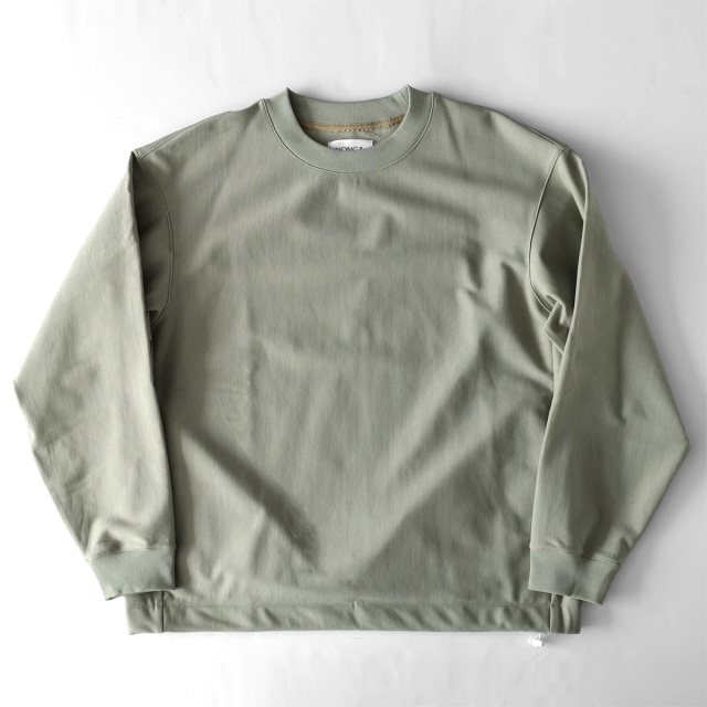 YONCA - Warm Tech Pullover - Pale Green