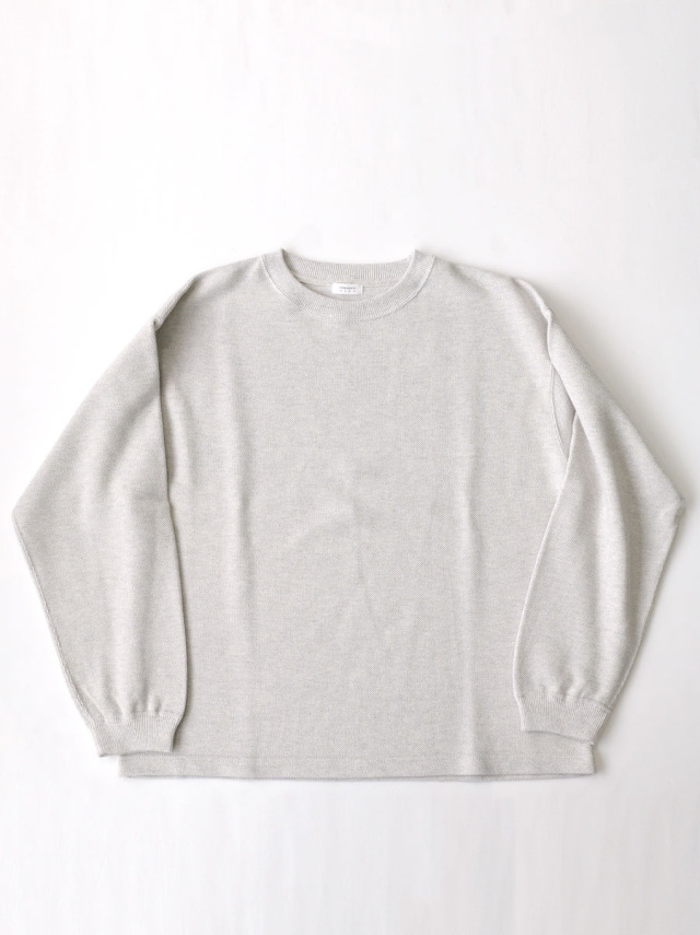 crepuscule -  Co/Ra Moss Stitch P/O - Oatmeal