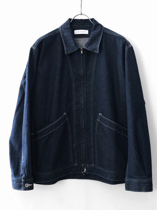 PERS PROJECTS - FOUNTAIN FZ BLOUSON "ONE WASH" - Indigo