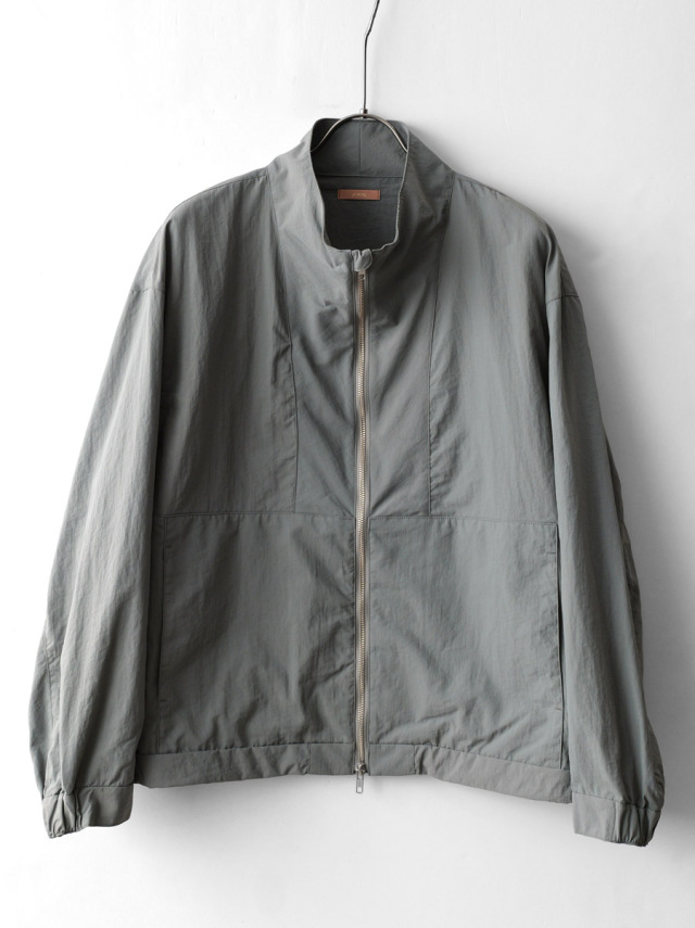 LAMOND - Light Shell Stand Blouson - Sage Gray