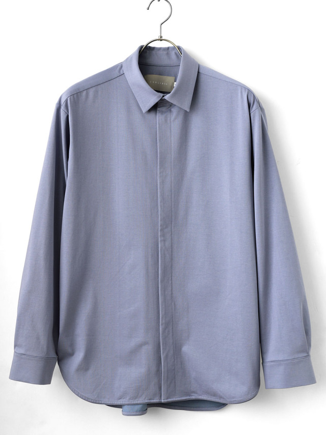 CURLY - REGULAR COLLAR SHIRT - Blue
