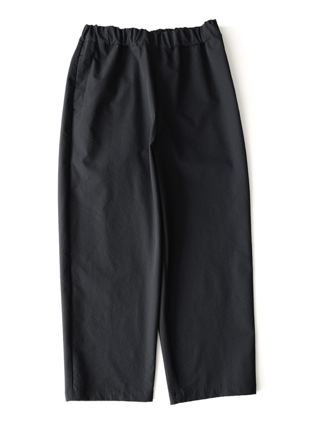 BETTER - SEERSUCKER WIDE PANT - Black