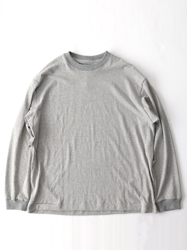 crepuscule -  Border L/S Cutsew - L.Gray