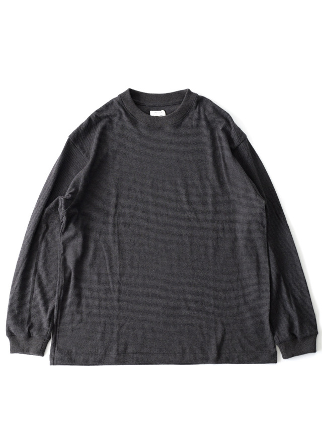 crepuscule -  Border L/S Cutsew - Charcoal