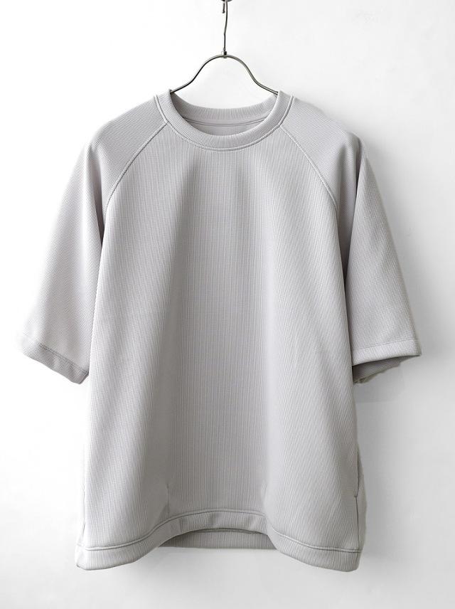 CURLY - HIGH GAUGE KNIT TEE - L.Gray