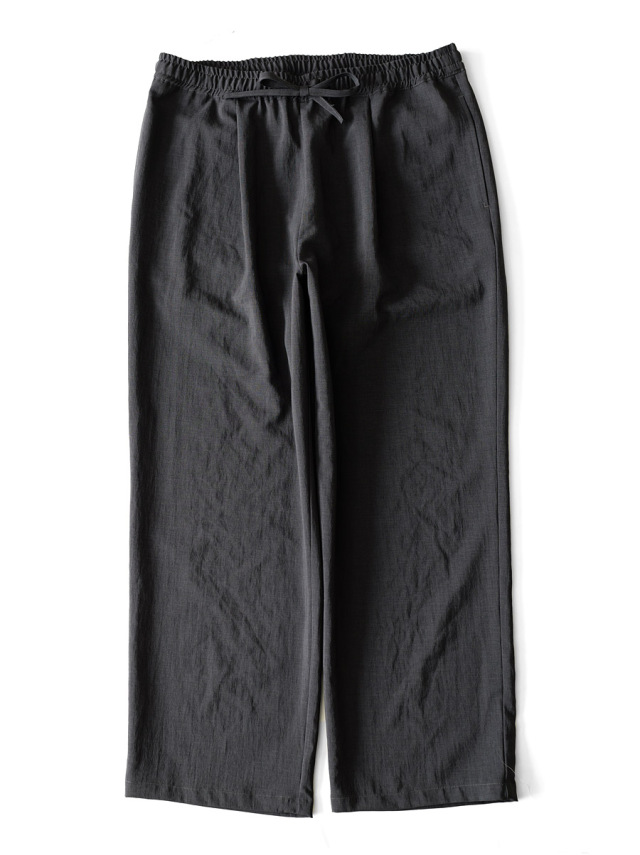 LAMOND - New Semi Wide Shari Pants - Chambray Black
