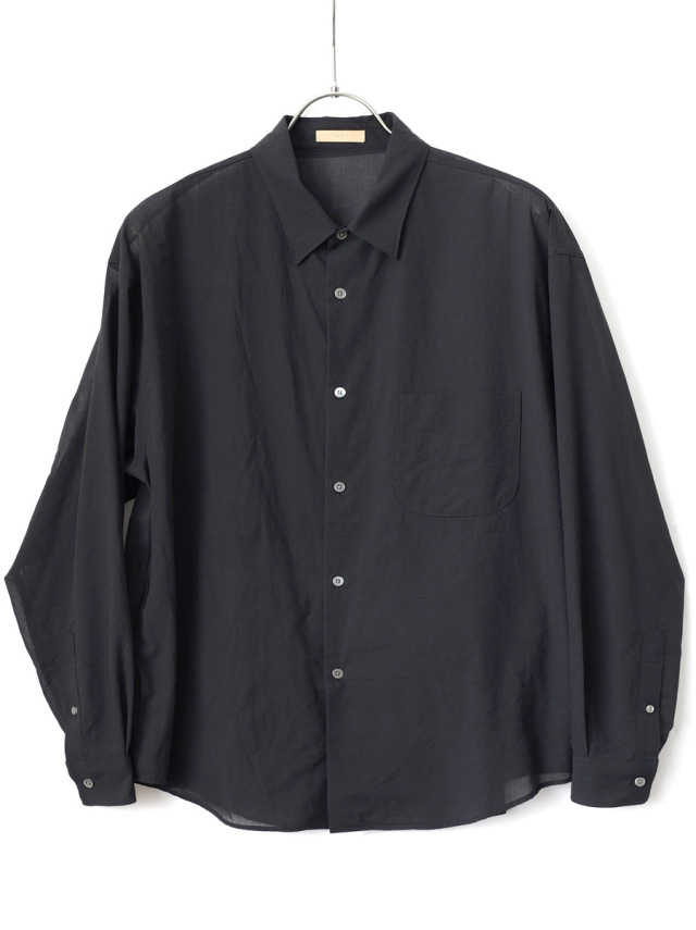 LAMOND - Voile lawn Shirts - Black