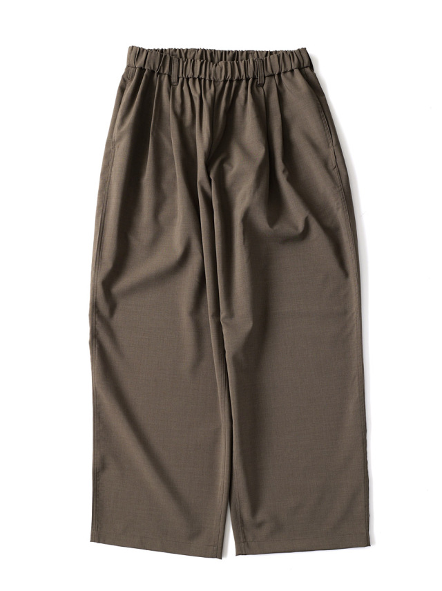 FLISTFIA -  Loose Fit Easy Trousers - Olive Charcoal