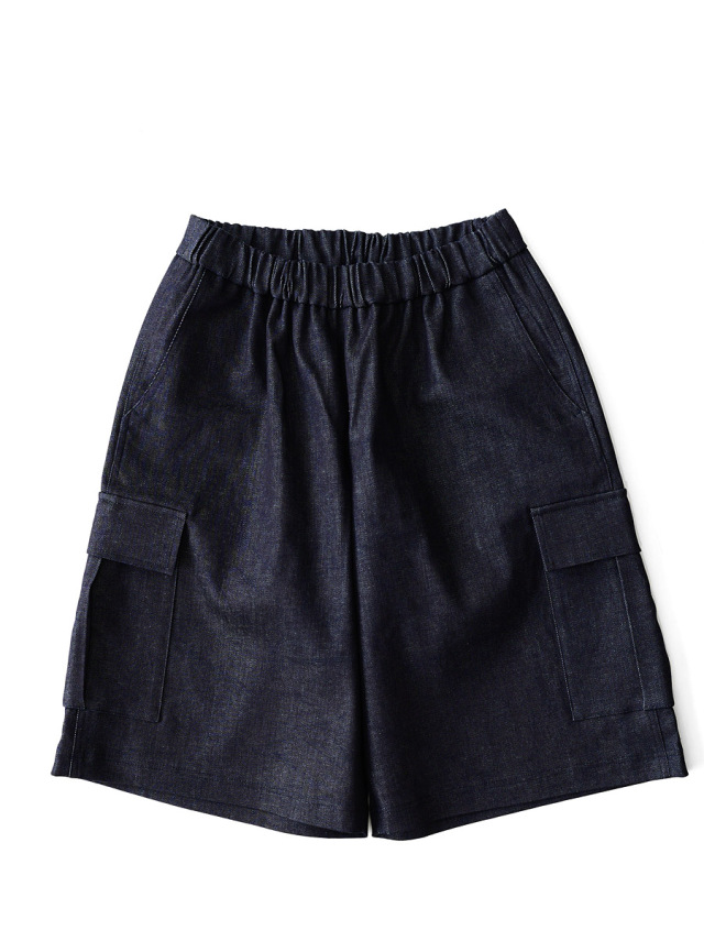 FLISTFIA -  10oz Denim Cargo Shorts - Indigo