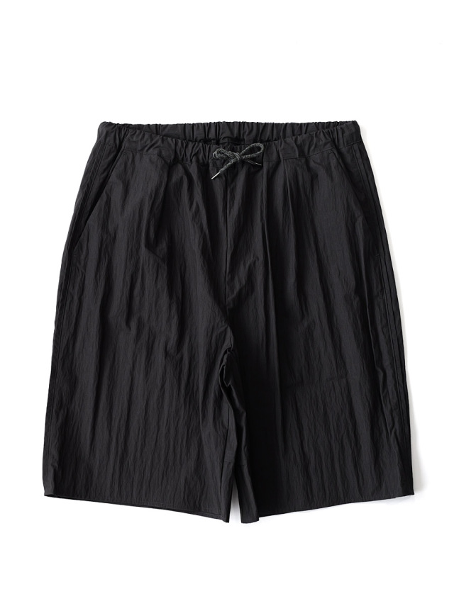 LAMOND - Cotton/Nylon Poplin Shorts - Black