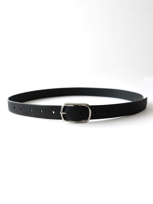 STILL BY HAND - Pueblo Leather Belt 24mm - Black