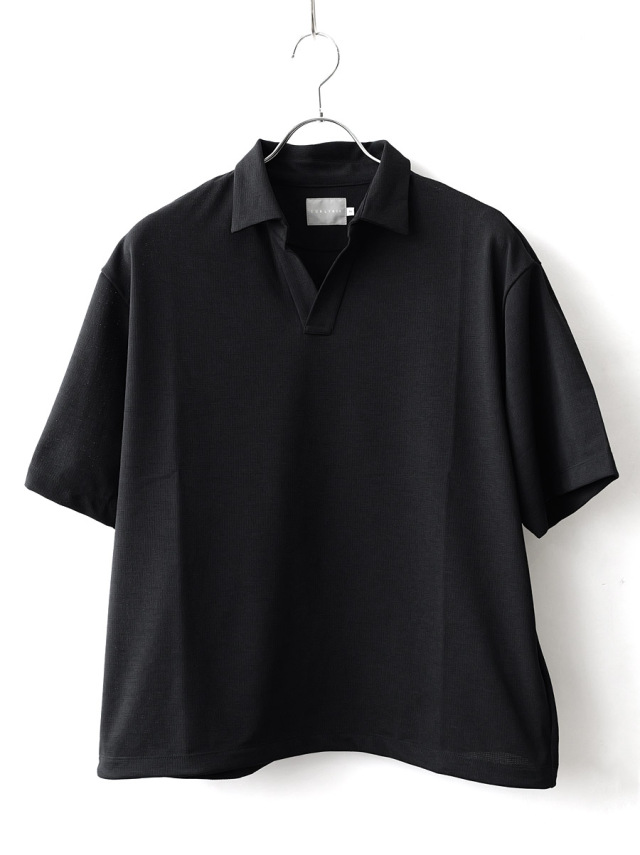 CURLY - DOT MESH SKIPPER - Black