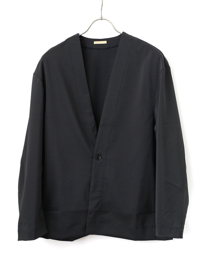 LAMOND -  Twill Twist Cardigan Jacket - Black