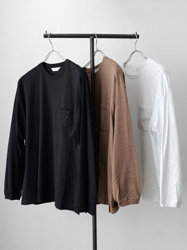 STILL BY HAND - Loose pocket long sleeve