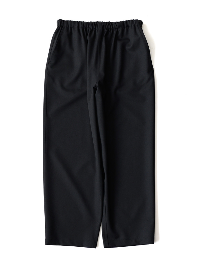 holk - Kang Fu Pants / wool gabardine - Black